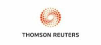 Thomson Reuters Logo de Thomson Reuters, cliente de ZeroComa