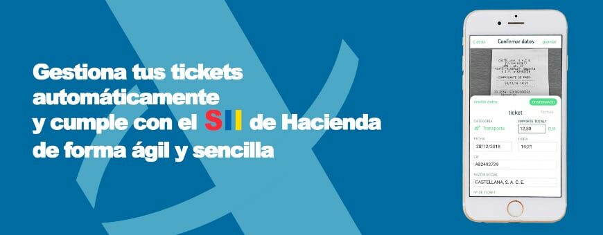 Imagen del artículo: Cumple con la obligación de informar los tickets y gastos en el SII de forma fácil